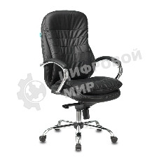 Кресло Бюрократ T-9950/BLACK черный, кожа