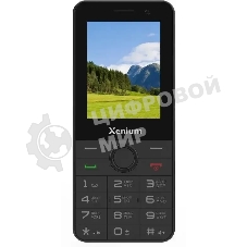 Мобильный телефон Xenium X900 черный моноблок 2.4