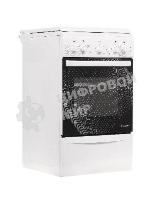 Плита газовая Gefest ПГ 5100-02 0009 белый, конфорок 4 шт, духовка 52 л, 50 см x 85 см x 58.5 см