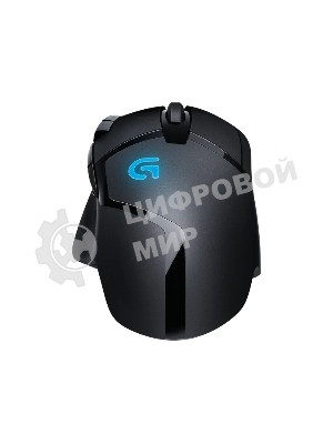 Мышь проводная Logitech G402 Hyperion Fury черный, 4000 dpi, USB, кнопки - 8