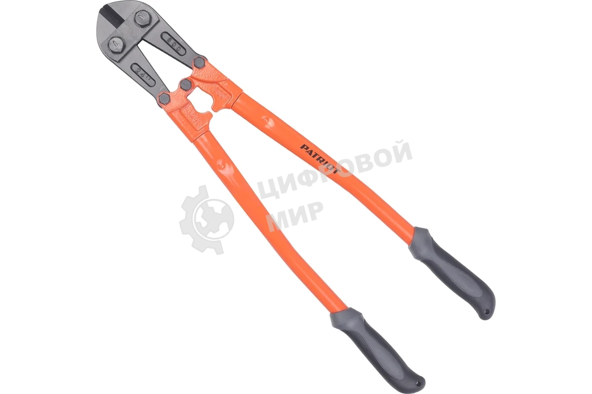 Болторез Patriot CMP-610 мм, Cr-Mo, 2компонент. прорезиненные рукоятки, 40HRC, d 8-10 мм, индивид.коробка, 610 мм (24