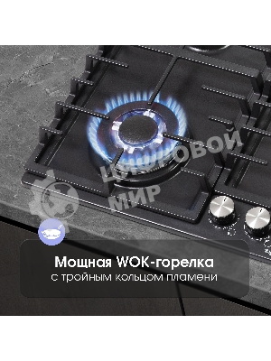 Газовая варочная панель Zigmund & Shtain G 20.6 B черный