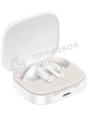 Наушники TWS Xiaomi Redmi Buds 6 белый, внутриканальные, Bluetooth, активное шумоподавление, до 40 ч