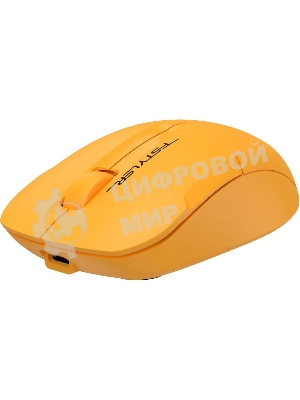 Мышь беспроводная A4Tech Fstyler FG15C Air2 желтый, 1200 dpi, радиоканал, USB, кнопки - 3
