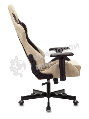 Кресло игровое Бюрократ VIKING 7 KNIGHT BR FABRIC коричневый текстиль/эко.кожа крестовина металл/пластик