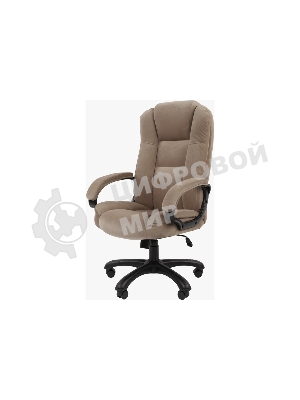 Кресло Chairman Home 600 бежевый, ткань, 120 кг