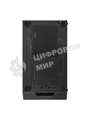 Компьютерный корпус Miditower ExeGate EVO-5001A-450NPX (ATX, БП 450NPX с вент. 12 см, 2хUSB+1хUSB 3.0+HD Audio, черный, 3 вент.12см с RGb подсветкой, боковая панель - закаленное стекло)