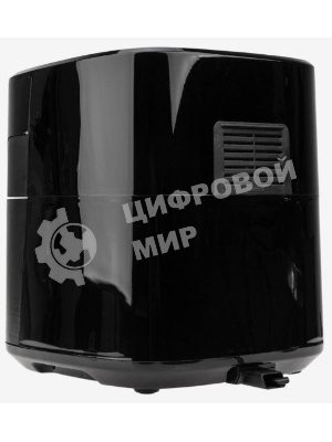 Аэрогриль Eltronic 777-02 черный, 1600 Вт, 6.3 л, сенсор, 10 программ