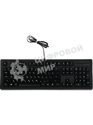 Клавиатура беспроводная Steelseries Apex 100 механическая черный USB BT for gamer LED (SS64435)