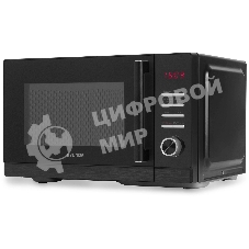 Микроволновая печь Hyundai HYM-D3012 черный, 25 л, 800 Вт, переключатели - кнопки, поворотный механизм