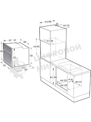 Духовой шкаф электрический Gorenje BOS67372CLB черный