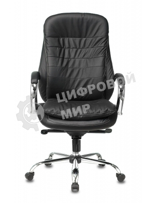 Кресло Бюрократ T-9950/BLACK черный, кожа