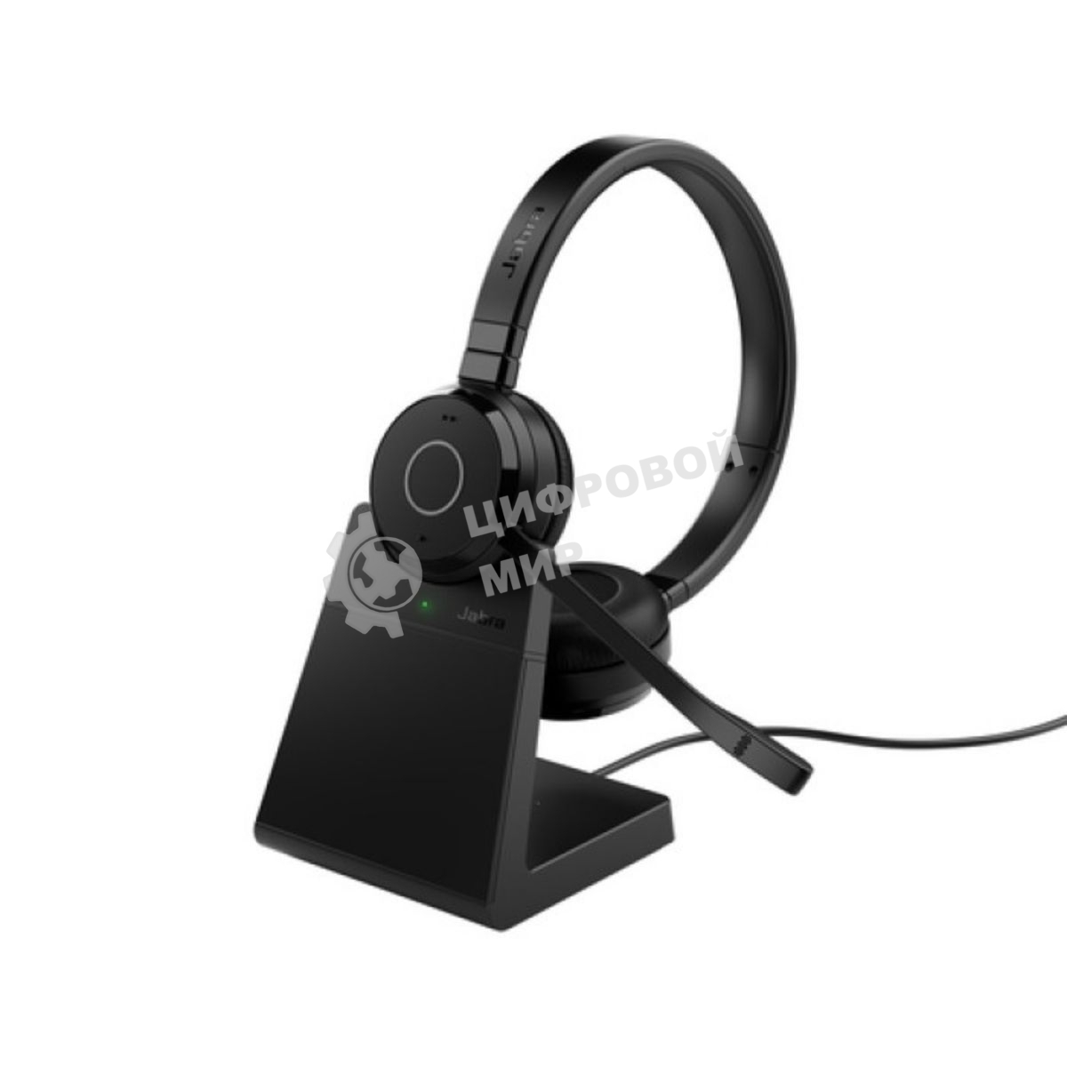 Гарнитура Jabra Evolve 65 TE чёрный, беспроводная, Bluetooth, до 16 ч