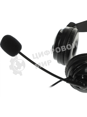 Гарнитура A4Tech HU-7P чёрный, проводная