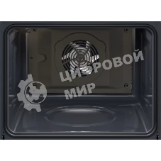 Встраиваемая электрическая духовка ELECTROLUX EOF5F70X с конвекцией, объем 72 л, 8 режимов, очистка каталитическая задняя стенка, 2 стекла в дверце, направляющие проволочные + телескопические (1 уровень)