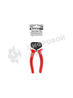 Длинногубцы Matrix 17496 econom 200 мм, изогнутые, шлифованные пластмассовые рукоятки