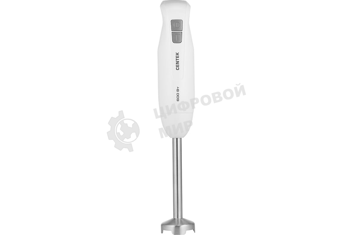 Блендер Centek CT-1343 белый 600 Вт, турбо режим, специальная заточка лезвий, легкая очистка