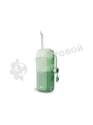 Ирригатор BQ IR002 зеленый, от аккумулятора, 230 мл, 11 режимов