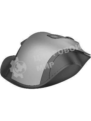 Мышь беспроводная Oklick 504MW черный/серый, 1600 dpi, радиоканал, USB, кнопки - 6