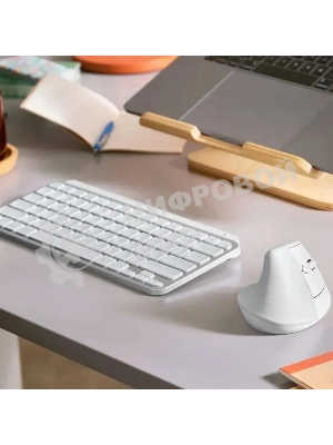 Мышь беспроводная Logitech Lift белый, 4000 dpi, радиоканал, Bluetooth, USB, кнопки - 6