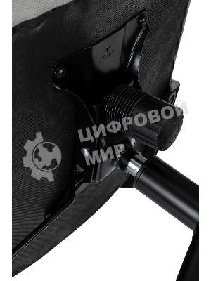 Кресло руководителя Бюрократ Sigma 1 серый, сетка/ткань, крестов. пластик