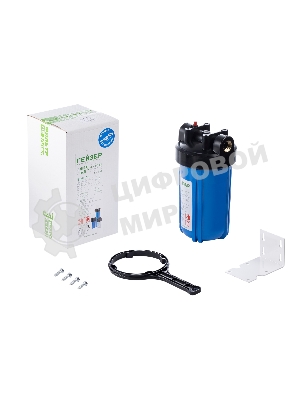 Корпус магистрального фильтра Гейзер 10BB с латунными вставками