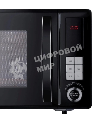 Микроволновая печь Hyundai HYM-D3010 черный, 23 л, 800 Вт, переключатели - кнопки, поворотный механизм