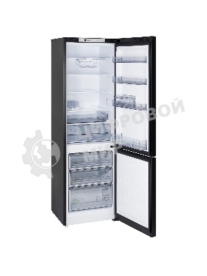 Холодильник Бирюса B6130 черный двухкамерный 245/100л морозилка снизу