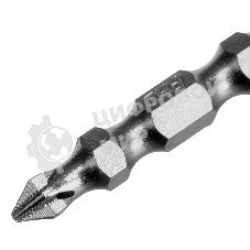 Бита двухстор. Gross PH2-PH1х45мм, сталь S2, 10шт.