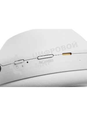 Беспроводные/проводные наушники Sony WH-1000XM5 белый, полноразмерные, Bluetooth + проводной, активное шумоподавление, до 30 ч