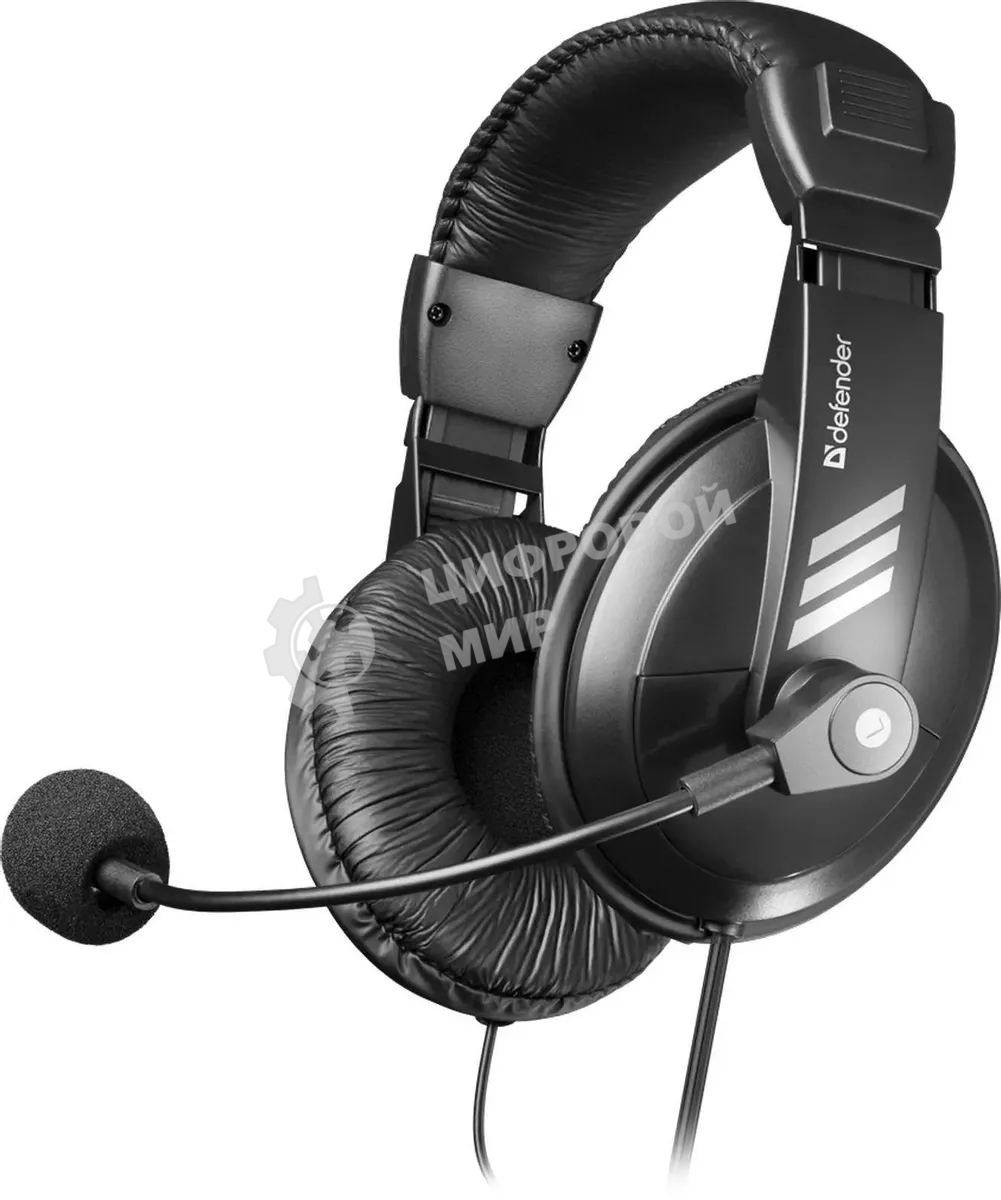 Гарнитура Defender Gryphon 750U чёрный, проводная
