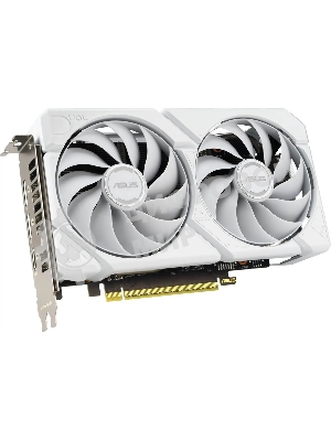 Видеокарта Asus DUAL-RX9060XT-16G-WHITE белый