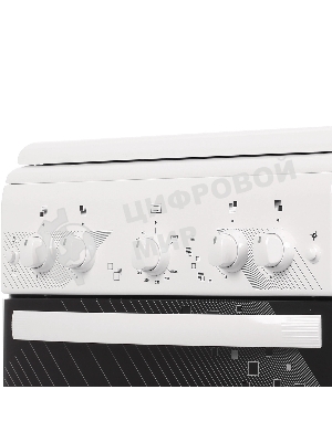 Плита газовая Gefest ПГ 5100-02 0009 белый, конфорок 4 шт, духовка 52 л, 50 см x 85 см x 58.5 см