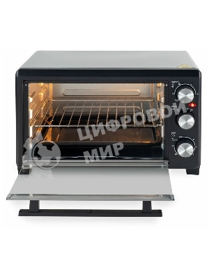 Мини-печь Hyundai MIO-HY072 23 л, 1500 Вт, серебристый/черный