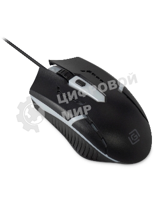 Мышь проводная Oklick 398G черный, 2400 dpi, USB, кнопки - 4
