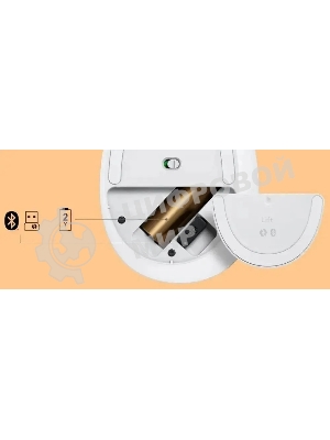 Мышь беспроводная Logitech Lift белый, 4000 dpi, радиоканал, Bluetooth, USB, кнопки - 6