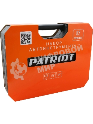 Набор инструментов Patriot SSP-82 82 предмета (жесткий кейс)