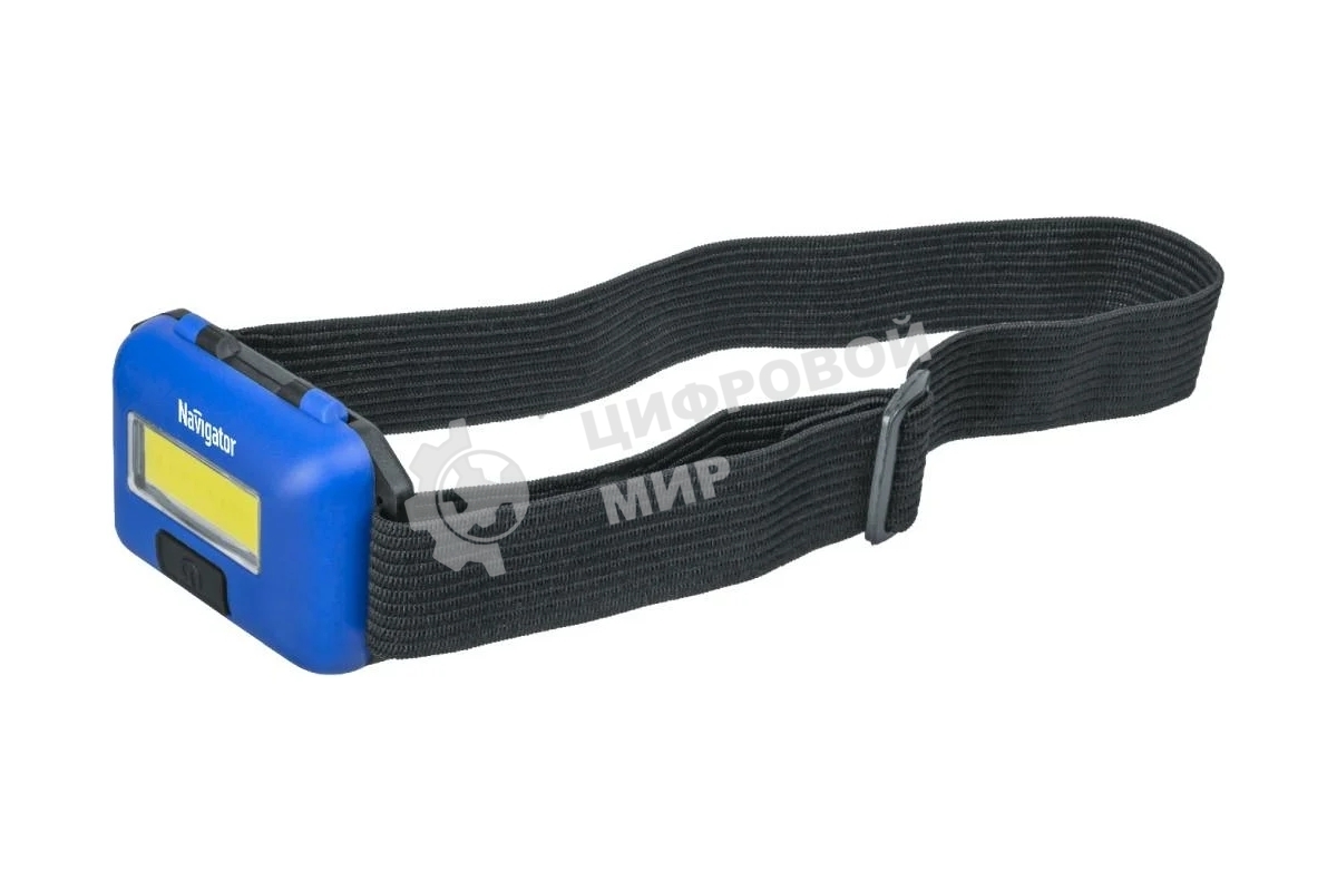 Фонарь налобный Navigator NPT-H24-3AAA 3 режима 1COB LED 3Вт; блистер