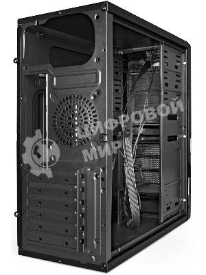 Компьютерный корпус Miditower ExeGate XP-329S-UNS500 (ATX, БП UNS500 с вент. 12см, 2*USB, аудио, черный)