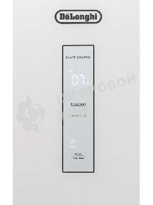 Холодильник DeLonghi DCS 19NFI BB DAMIANO белый двухкамерный 230/100л морозилка снизу, No Frost