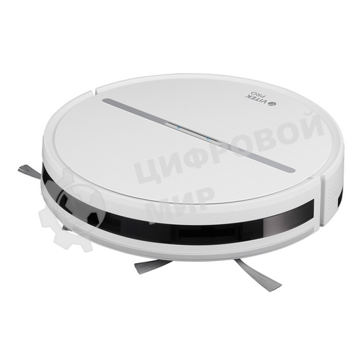 Робот-пылесос Vitek VT-1807 белый, 2200 мАч Li-Ion, уборка сухая/влажная, пылесборник контейнер 0.45 л