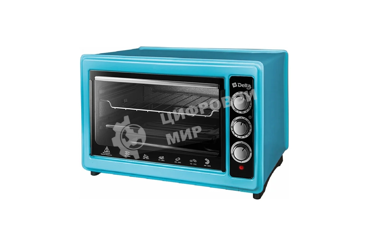 Мини-печь Delta D-0123 голубая