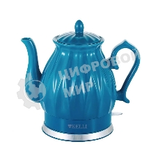 Чайник электрический керамический KELLI KL-1341 бирюзовый