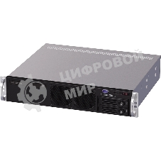 Серверный корпус 2U short chassis, 2x3.5'' swappable HDD tray, 2x3.5'' internal HDD bay