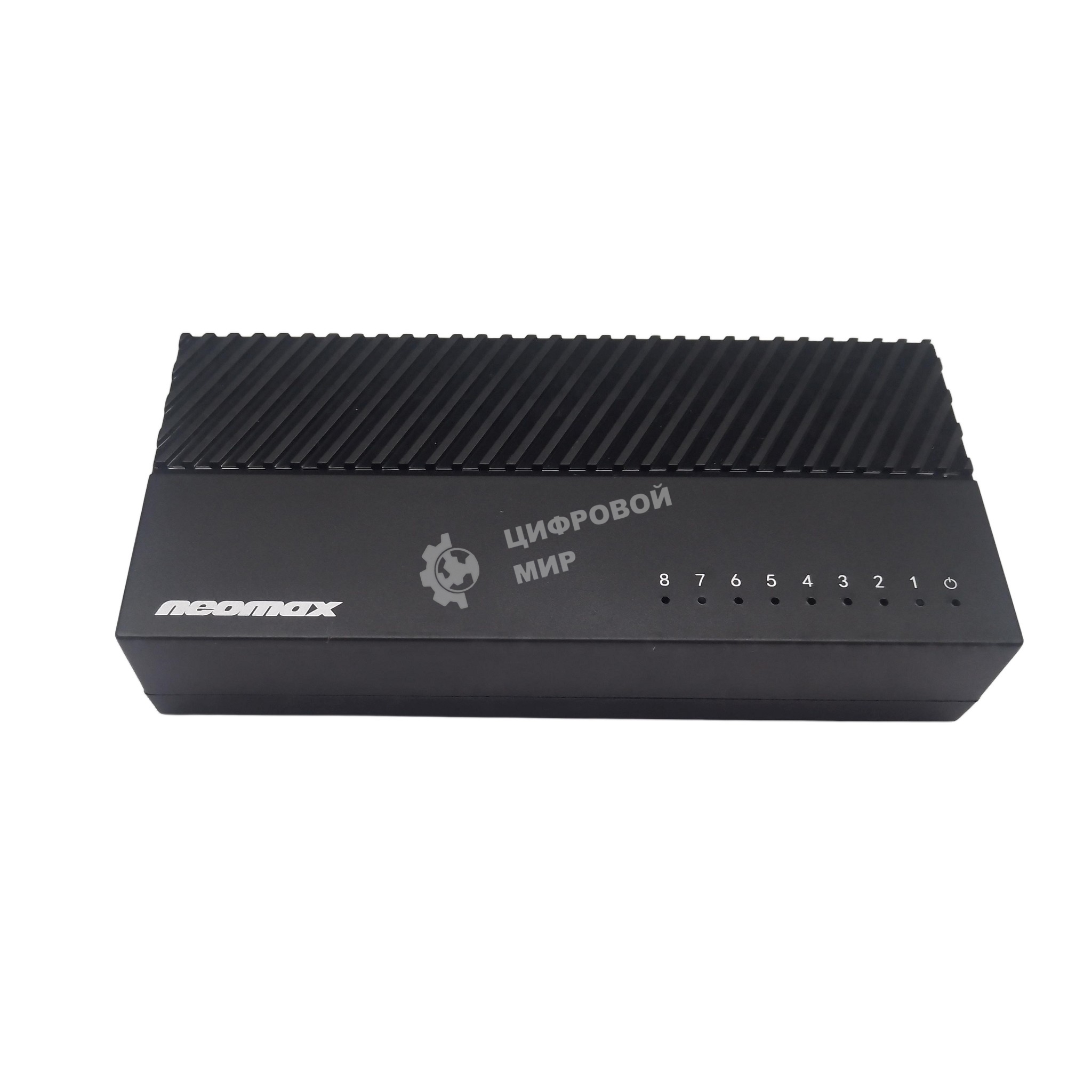 Коммутатор неуправляемый NEOMAX NMS-108P-100-P, 8 портов 100 Mbps, пластик