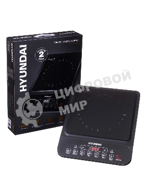 Плита настольная электрическая Hyundai HYC-0101 черный эмаль (настольная)