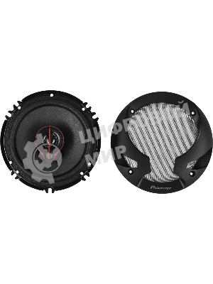 Колонки автомобильные Pioneer TS-R1651S-2 (без решетки) 300Вт 90дБ 4Ом 14.24см (6дюйм) (ком.:2кол.) коаксиальные трехполосные