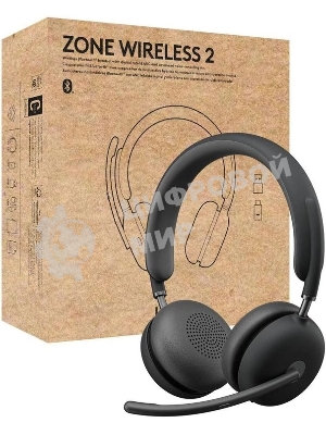 Гарнитура Logitech Zone Wireless 2 UC Graphite серый, беспроводная, Bluetooth 5.2, ANC