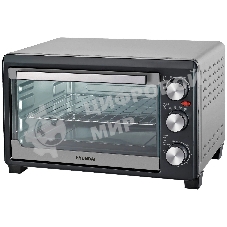 Мини-печь Hyundai MIO-HY072 23 л, 1500 Вт, серебристый/черный