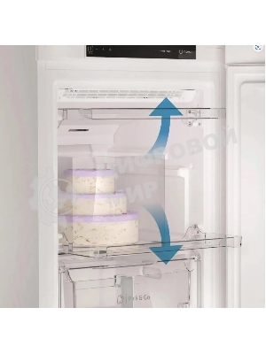 Морозильная камера Indesit DFZ 5175 G серебристый, 250л, 5 ящиков